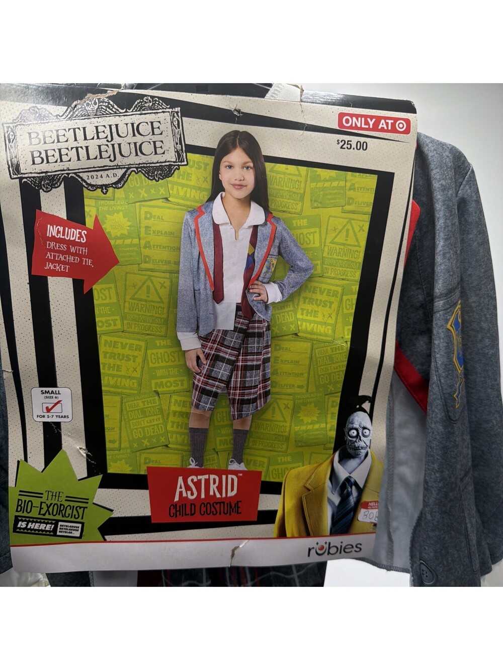 Kids' Beetlejuice Beetlejuice Astrid School Uniform Costume Small 5-7